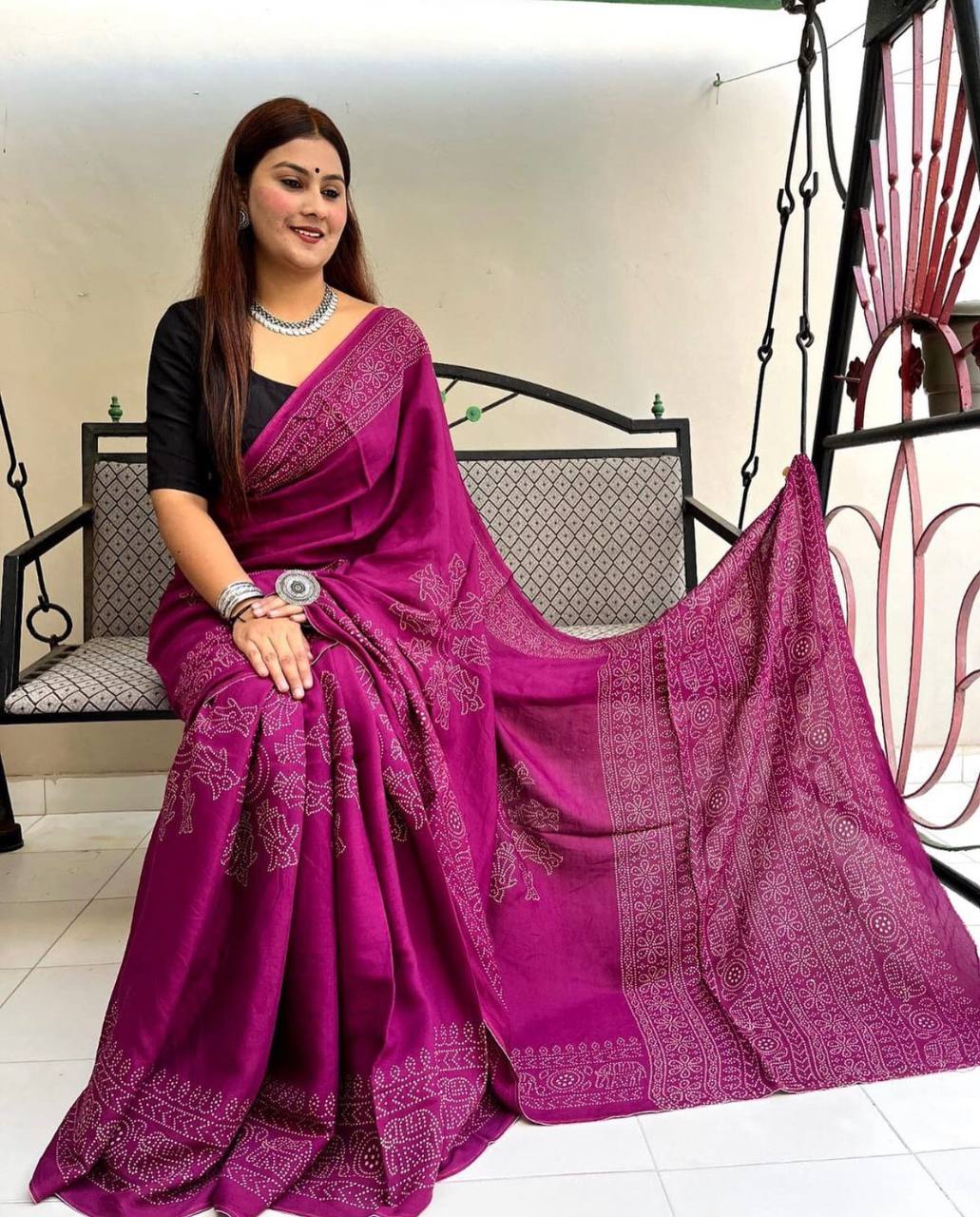 Modal Silk Saree