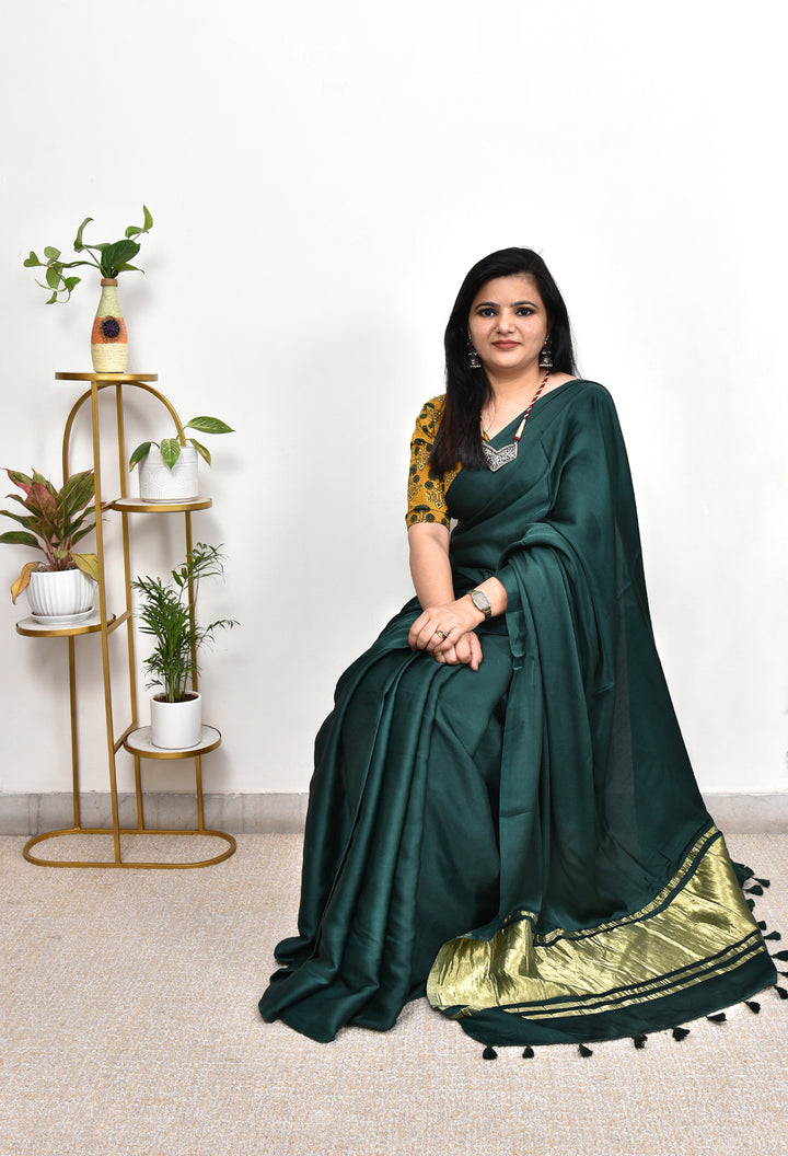 PLAIN MODAL SILK SAREE